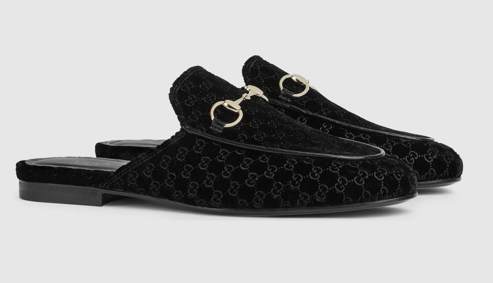 Princetown Velvet Backless Slide Loafer Mule Slipper Flat 41