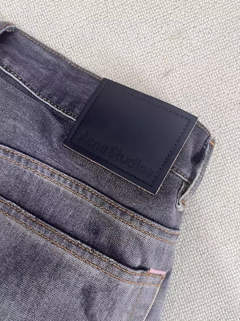 Acne Studios Acne Studios Black washed low-waisted wide-leg jeans Size US 30 / EU 46 - 3 Thumbnail