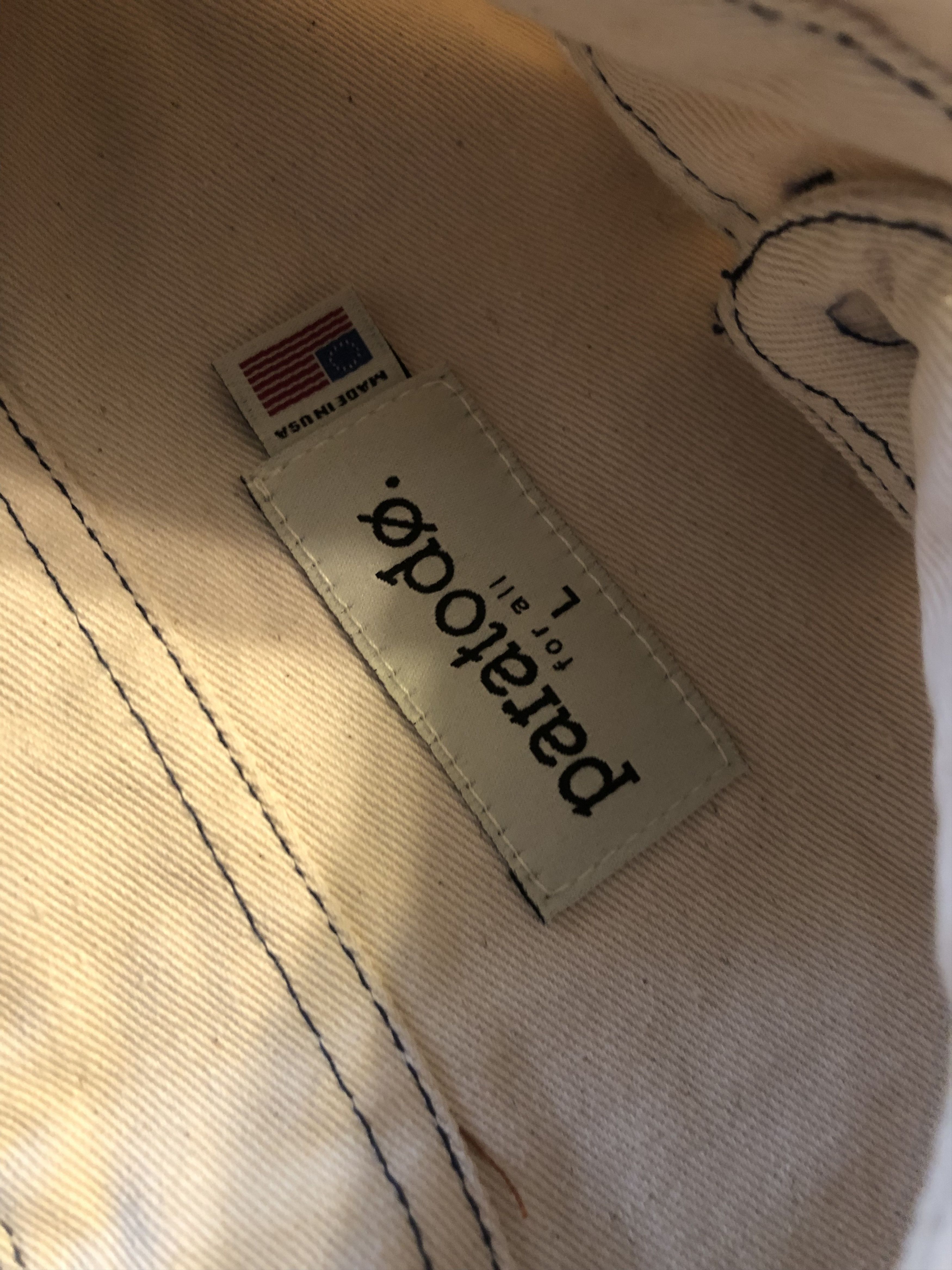 Vintage Paratodo Cream Denim Shirt Size US M / EU 48-50 / 2 - 5 Thumbnail