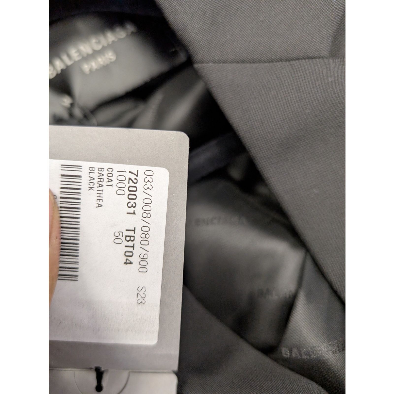 Balenciaga o1rshd1 Barathea Coat in Black Size US M / EU 48-50 / 2 - 23 Thumbnail