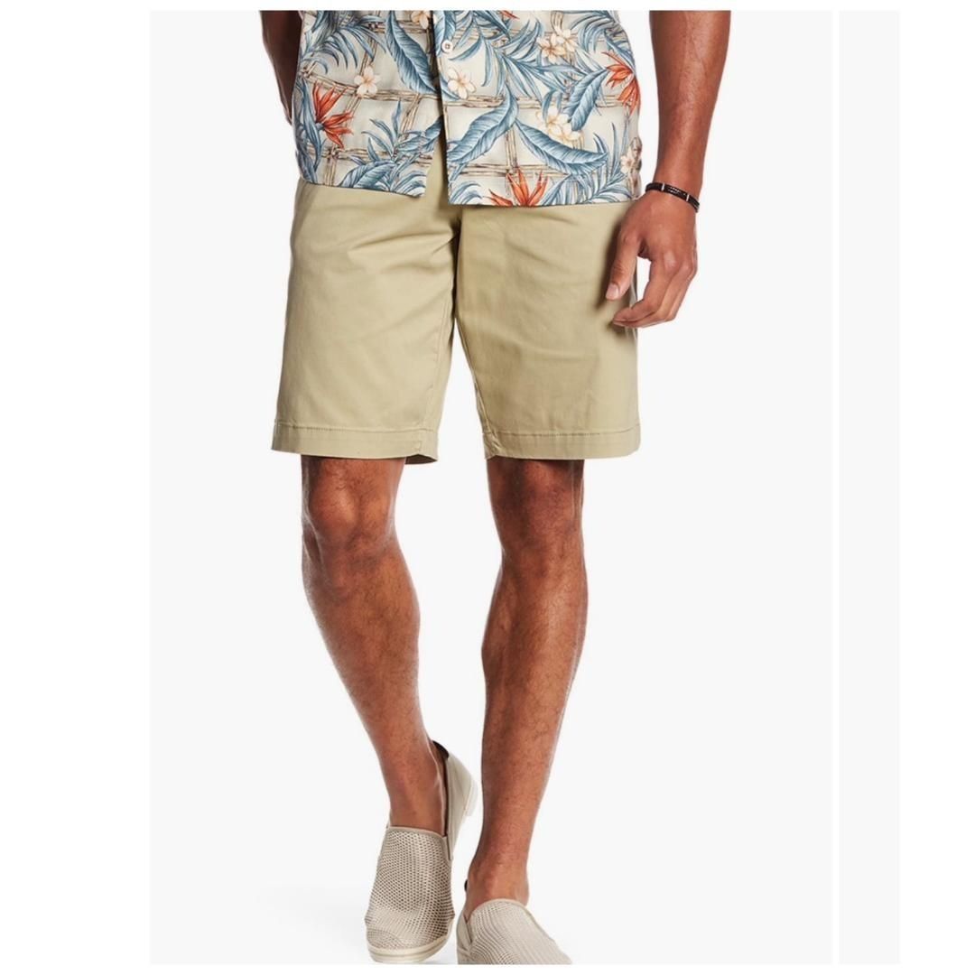 Tommy Bahama Tommy Bahama Mens Khaki Sail Pockets Chino Shorts Sz 32 NEW Size US 32 / EU 48 - 1 Thumbnail