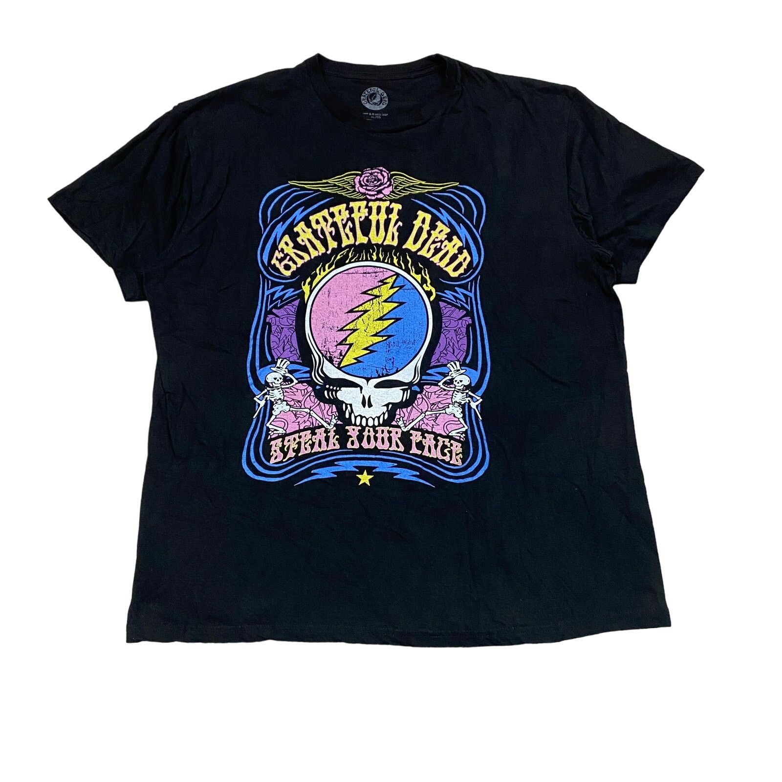 Grateful Dead Grateful Dead Steal Your Face Crew Band Tee Shirt Men's XL Size US XL / EU 56 / 4 - 1 Thumbnail