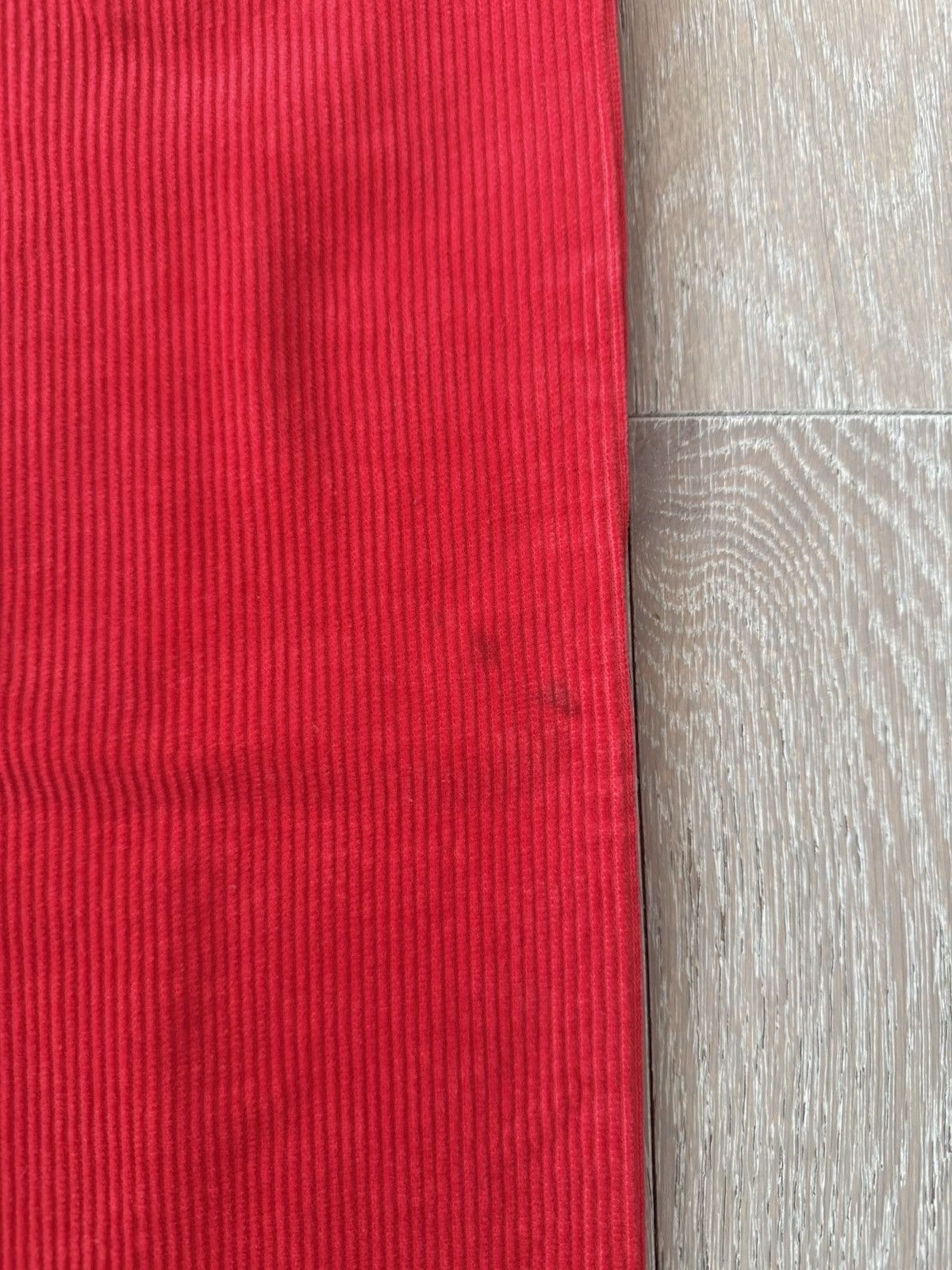 Raf Simons Raf Simons 03 Closer Flared Red Corduroy Pants Size US 30 / EU 46 - 7 Thumbnail