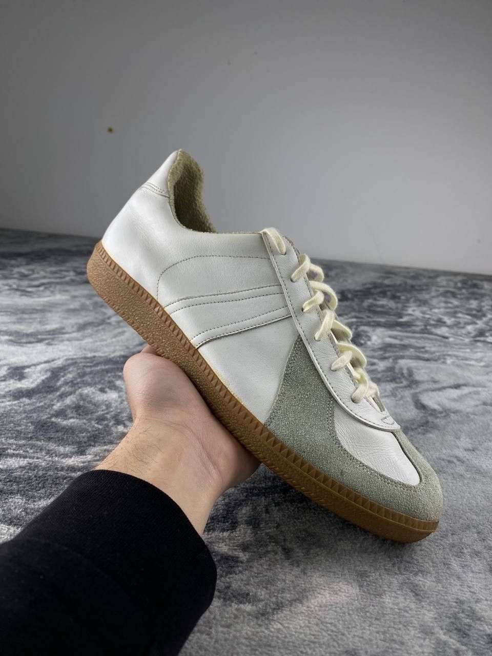 Vintage GAT BW Sport Army Trainer Bundeswehr Shoes Leather Sneakers Size US 9.5 / EU 42-43 - 5 Thumbnail