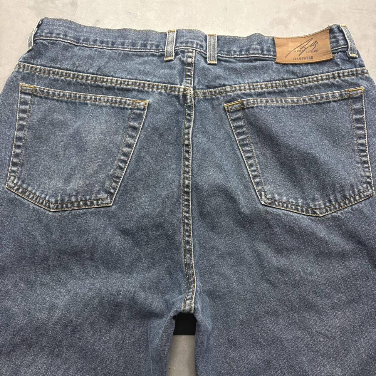 Vintage Crazy Vintage Y2K/2000s Baggy Skater Style Streetwear Dark Wash Denim Jeans! Size US 36 / EU 52 - 7 Thumbnail