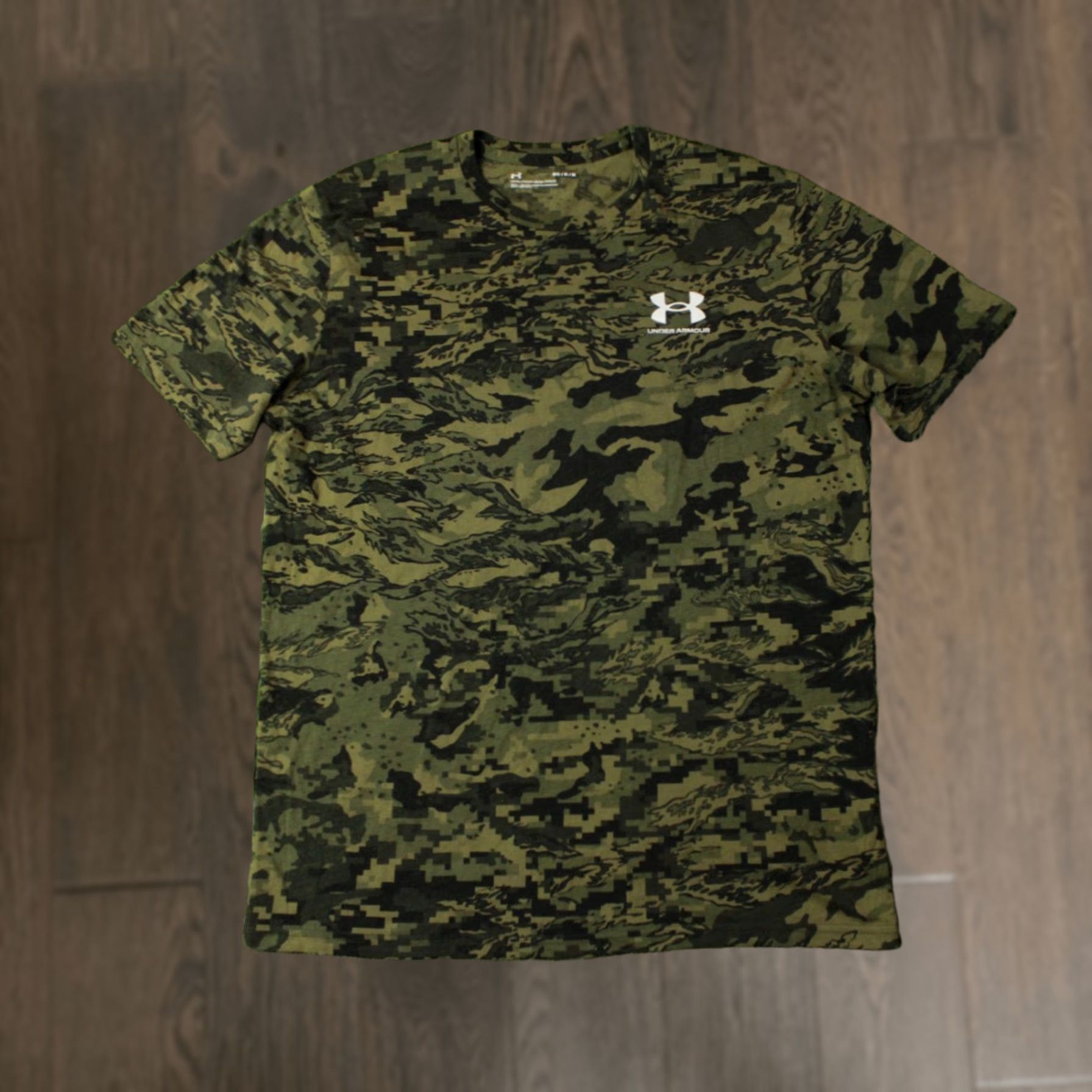 Under Armour Under Armour CAMO Jersey T-Shirt Mens Casual Shirt M Camouflage 2023 Jersey Short Sleeve Crew Neck Classic Fit Size US M / EU 48-50 / 2 - 1 Thumbnail