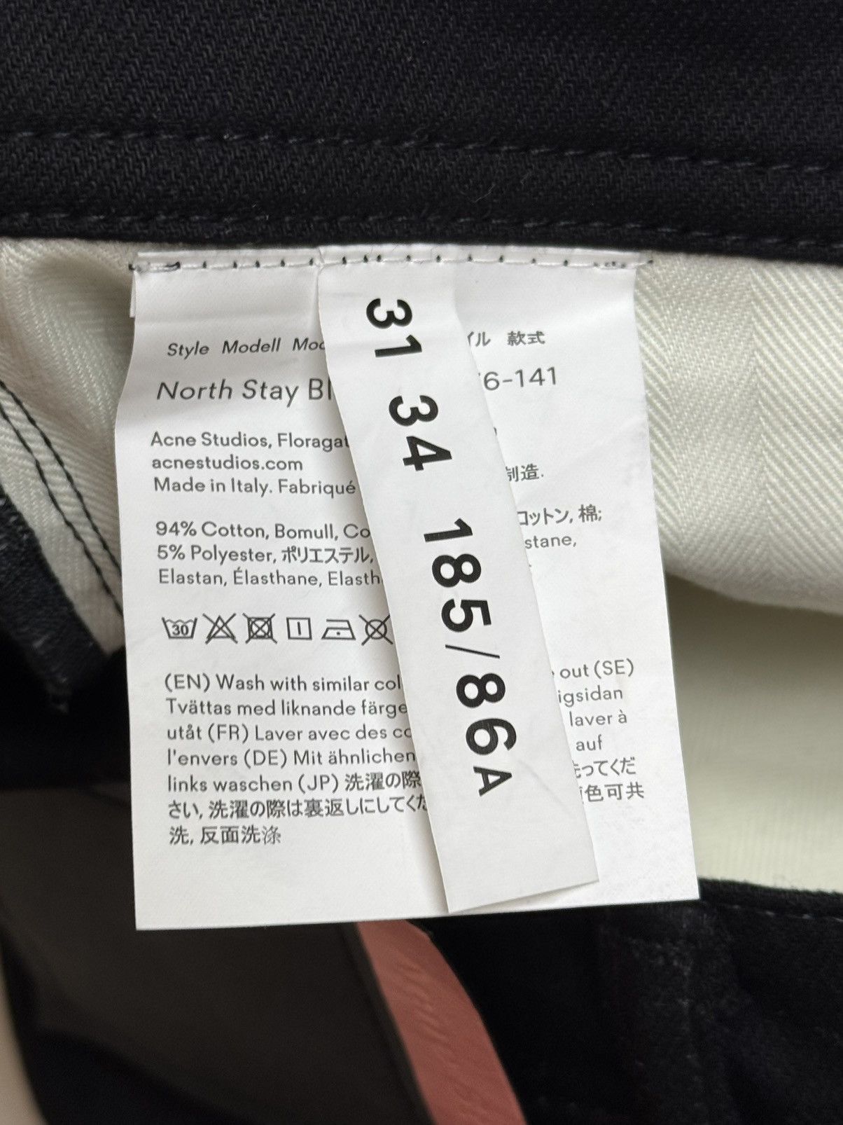 Acne Studios Acne Studios Cotton Jeans Black, 30Y176-141 stockholm Size US 31 - 8 Thumbnail