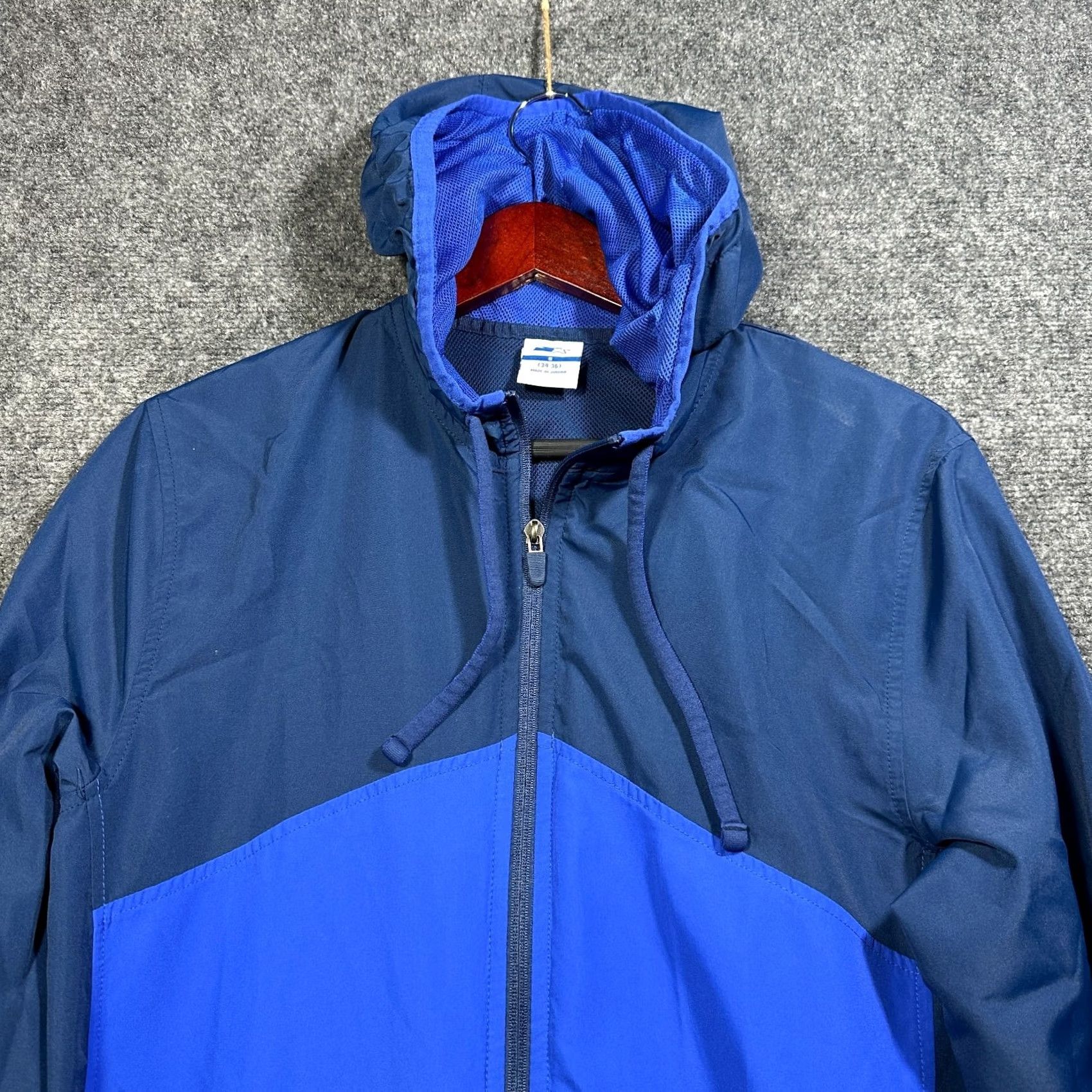 Starter Starter Jacket Windbreaker Zip Hood Pockets Logo 90s Blue Mens Small S Reg Regular Vintage? Size US S / EU 44-46 / 1 - 4 Thumbnail