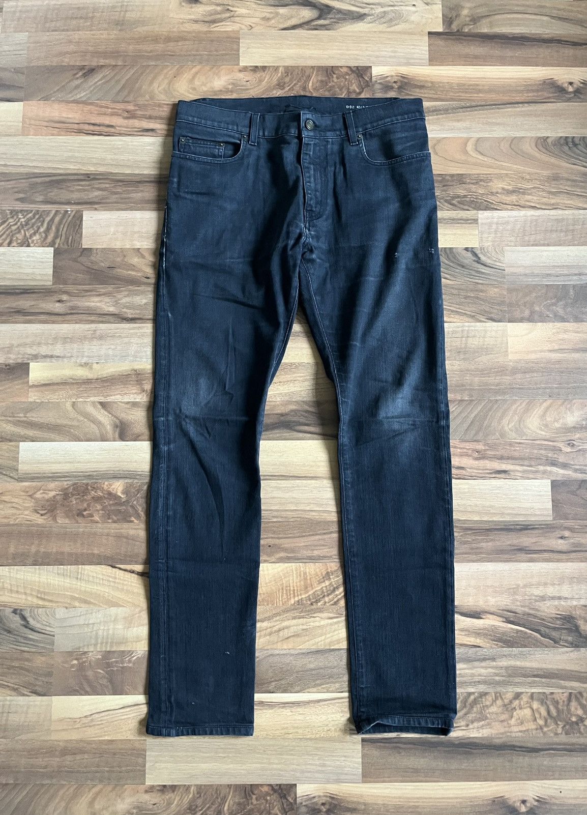 Saint Laurent Paris Saint Laurent Paris FW16 Black Skinny Denim D02 Size US 31 - 1 Thumbnail