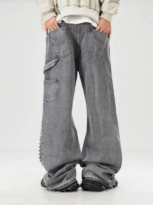 Jean Loose fit Vintage Jeans Denim Size US 34 / EU 50 - 2 Thumbnail