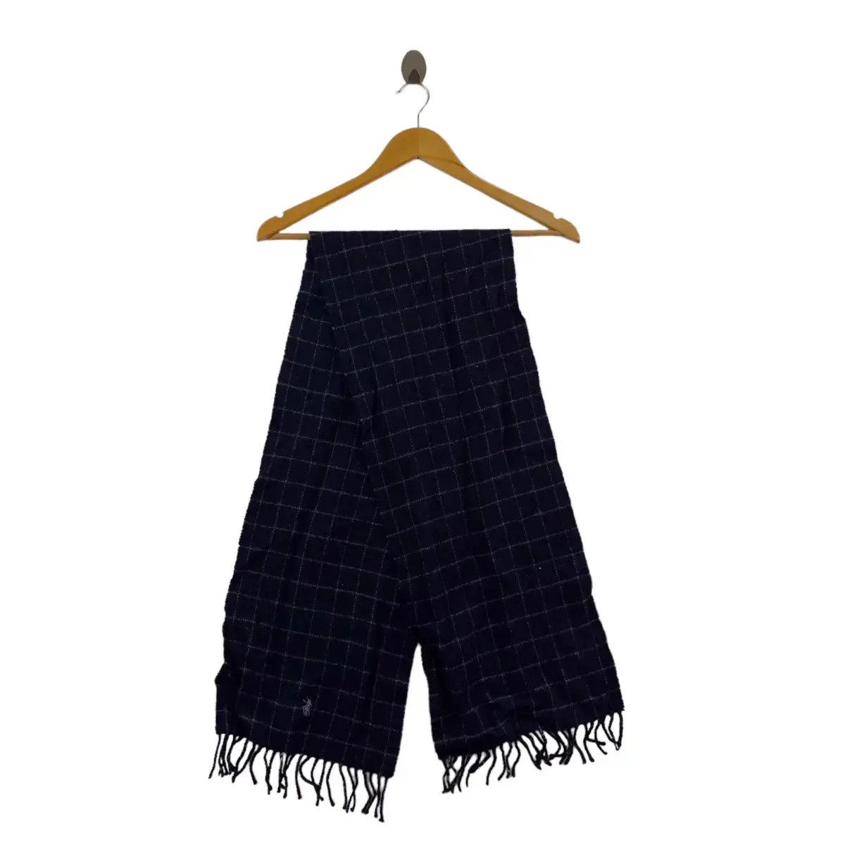 Polo Ralph Lauren POLO RALPH LAUREN Plaids Checks Lambswool Muffler Scarf Size ONE SIZE - 6 Thumbnail