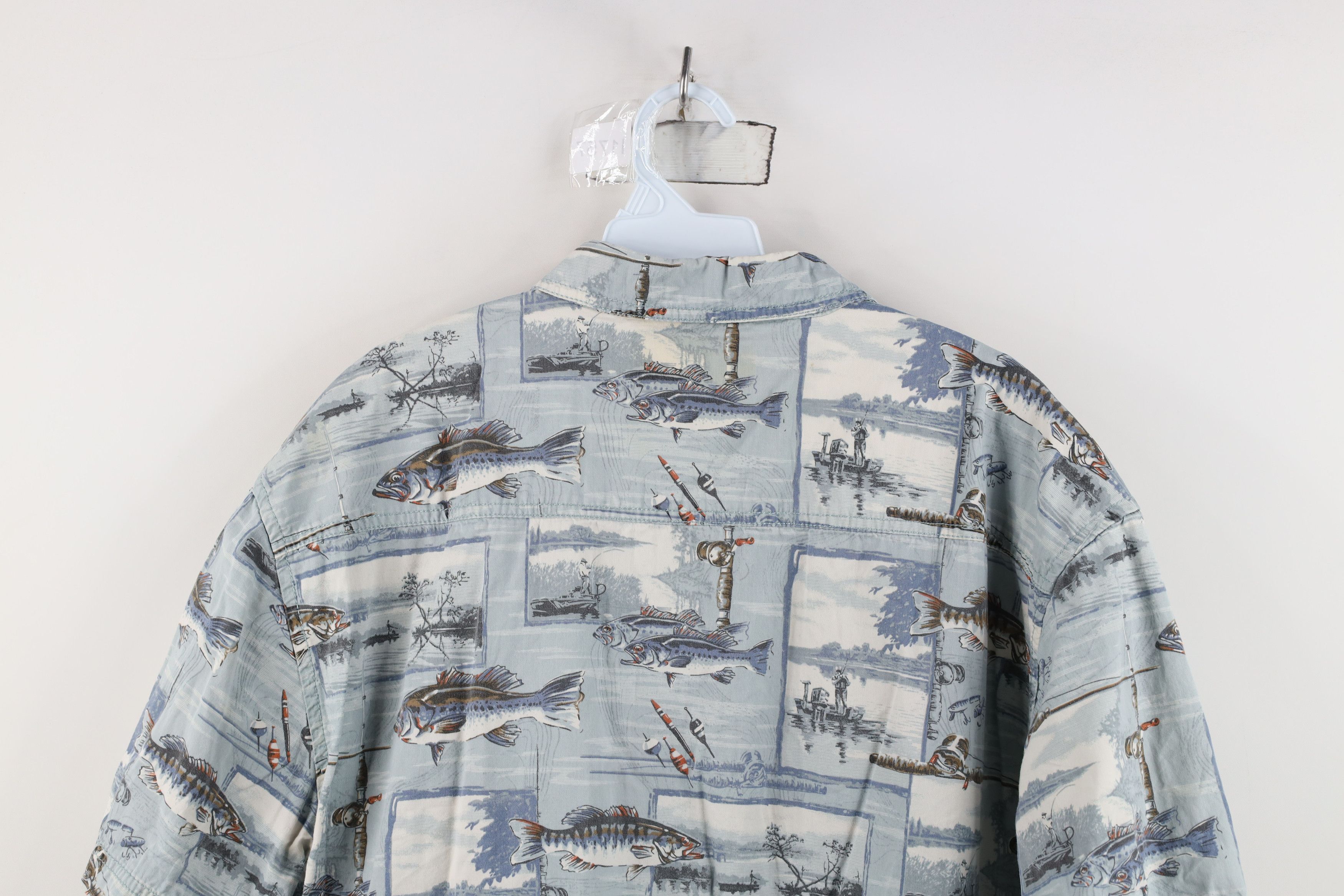 Vintage Vintage 90s Y2K Streetwear All Over Print Button Shirt Size US XL / EU 56 / 4 - 12 Thumbnail