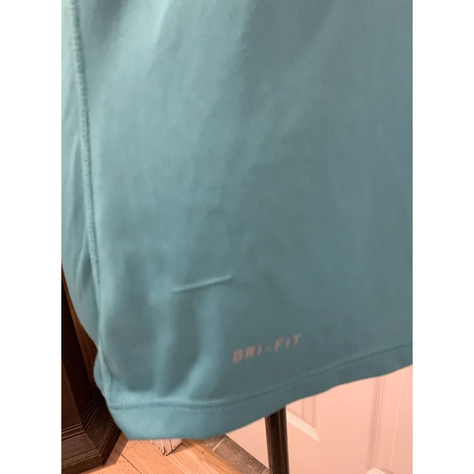 Nike Nike Running Dri-Fit Womens Blue Short Sleeve SZ L Activewear T-Shirt Size 36" / US 14 / IT 50 - 7 Thumbnail
