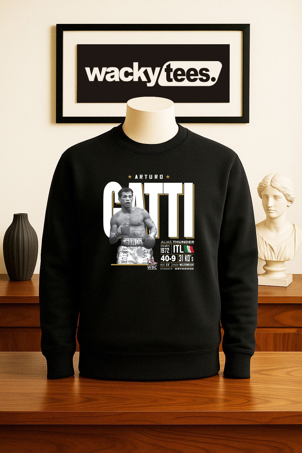 Other Arturo Gatti aka Thunder WBC Champion Graphic Tee Shirt Size US L / EU 52-54 / 3 - 3 Thumbnail