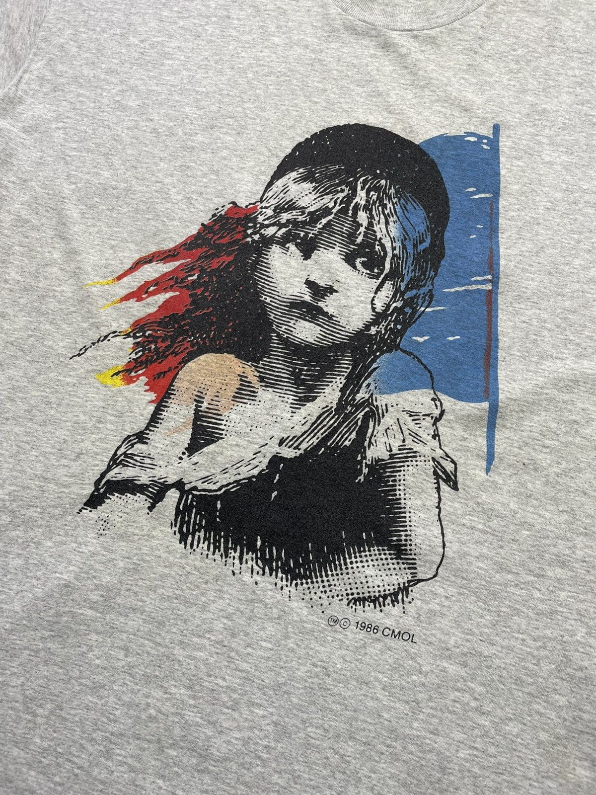 Vintage Les Miserables London 1986 Vintage T Shirt Single Stitch Size US XL / EU 56 / 4 - 2 Thumbnail