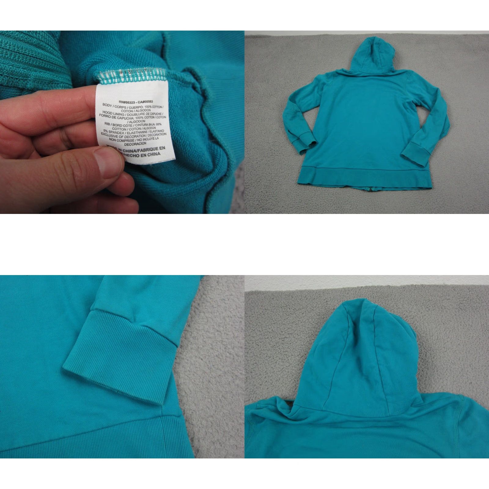 Nike Nike SB 6 Icon Hoodie Mens Large Blue Swoosh Sweatshirt Full Zip Up Logo 80s 90s Cotton Spandex Fleece Light Weight Gym Training Size US L / EU 52-54 / 3 - 9 Thumbnail