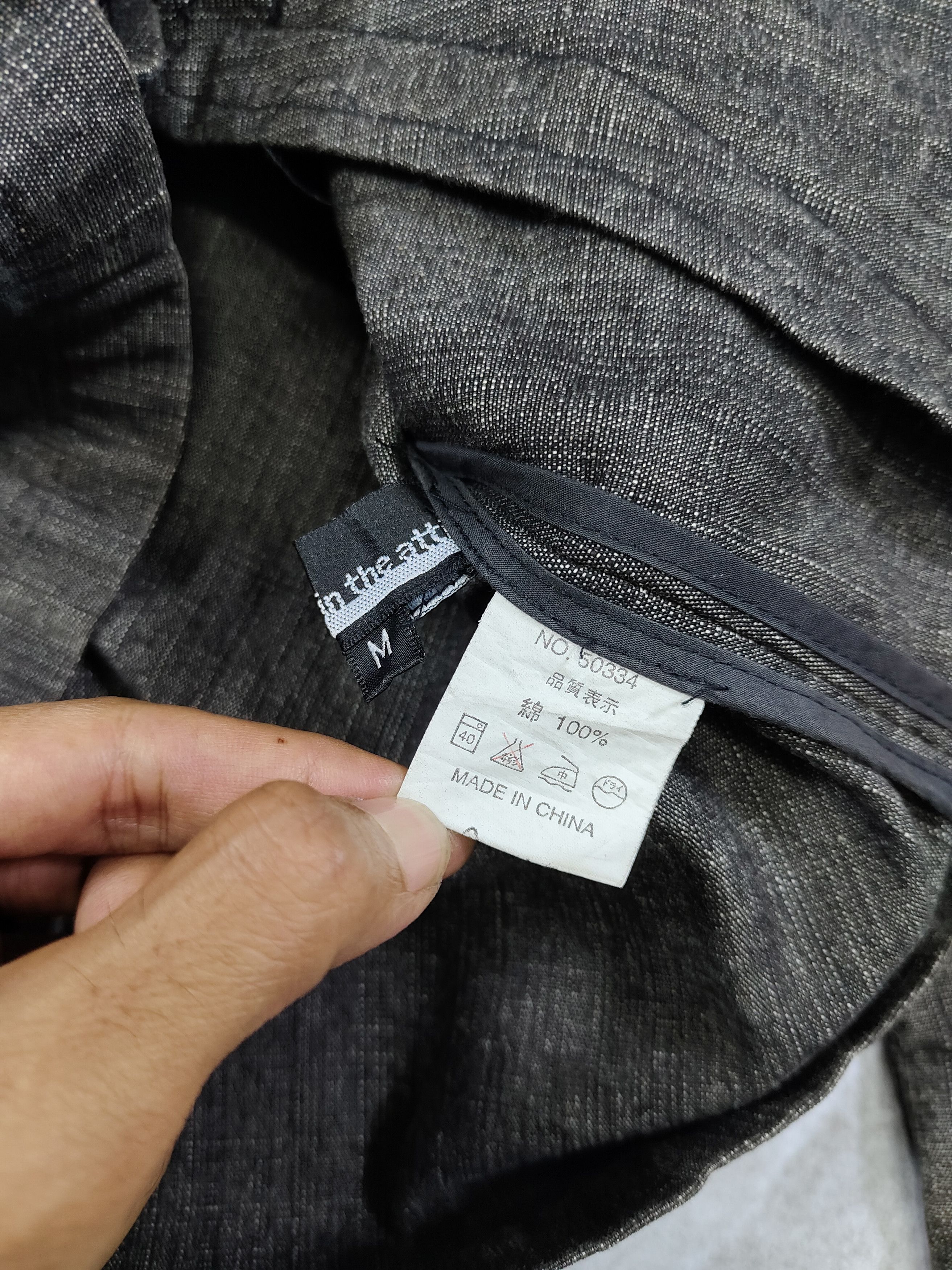 In The Attic In The Attic- Industrial Text Graphic Military Work Jacket Size US M / EU 48-50 / 2 - 8 Thumbnail