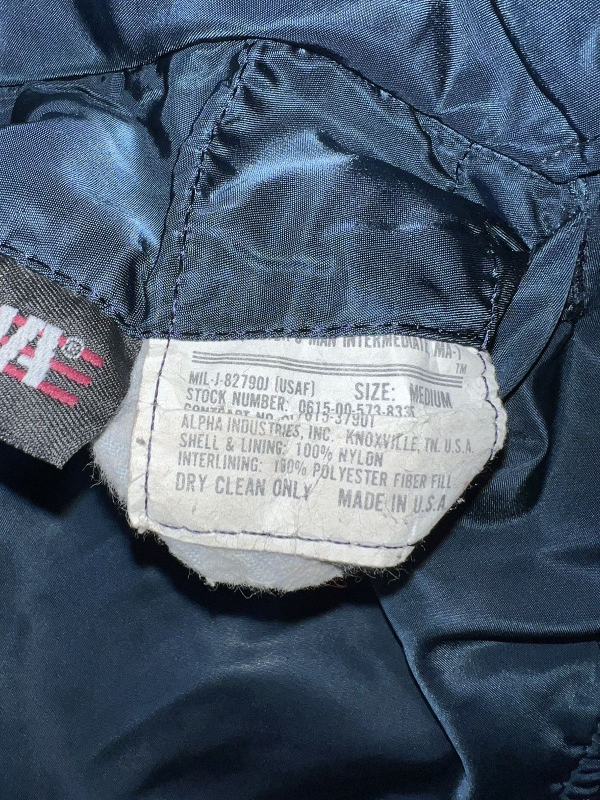 Alpha Industries × Vintage Alpha Industries Vintage Bomber MA-1 Nylon Flight Jacket Size US S / EU 44-46 / 1 - 4 Thumbnail