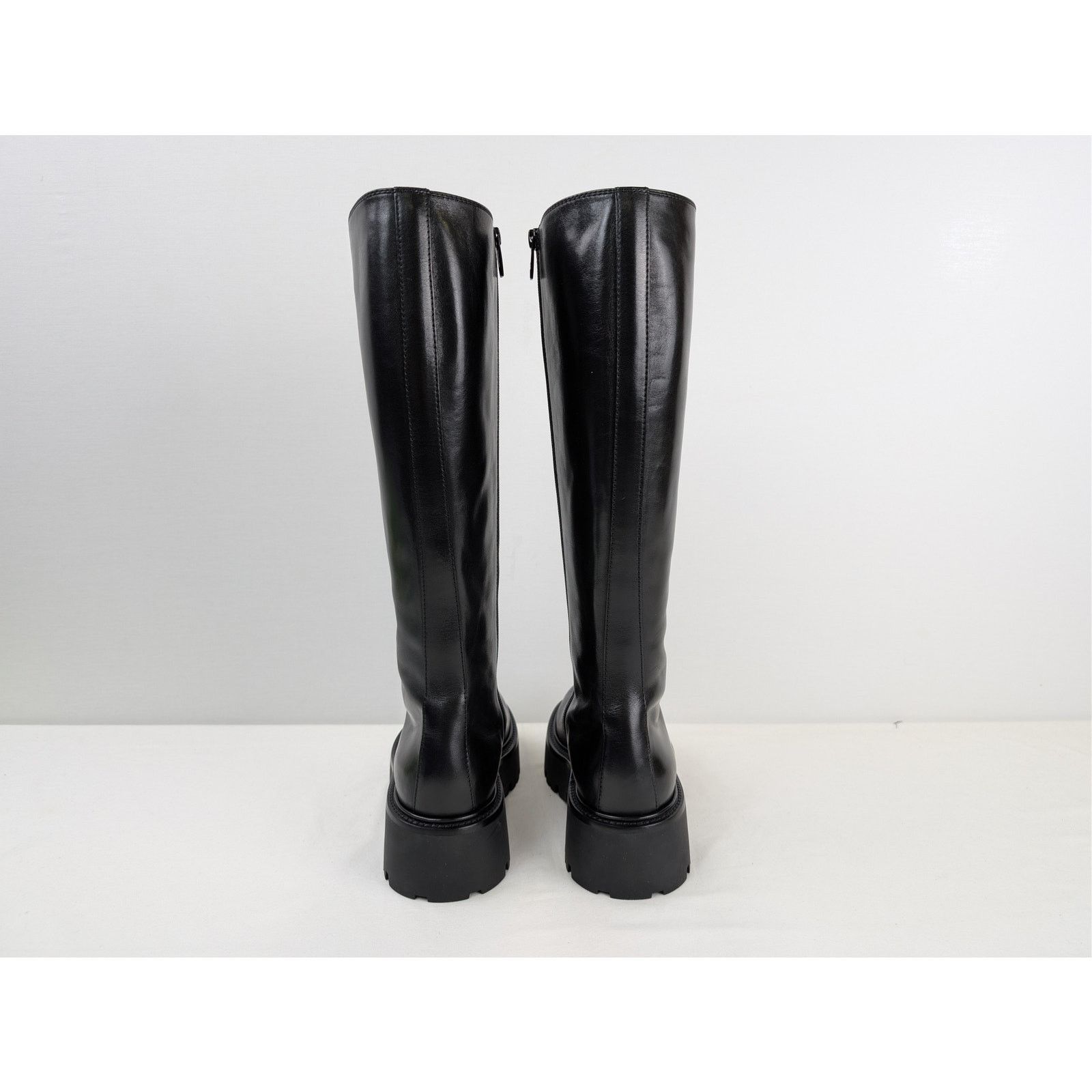 Celine o1rshd1 Bulky Zipped Boots leather with Triomphe signature Size US 9 / IT 39 - 12 Thumbnail