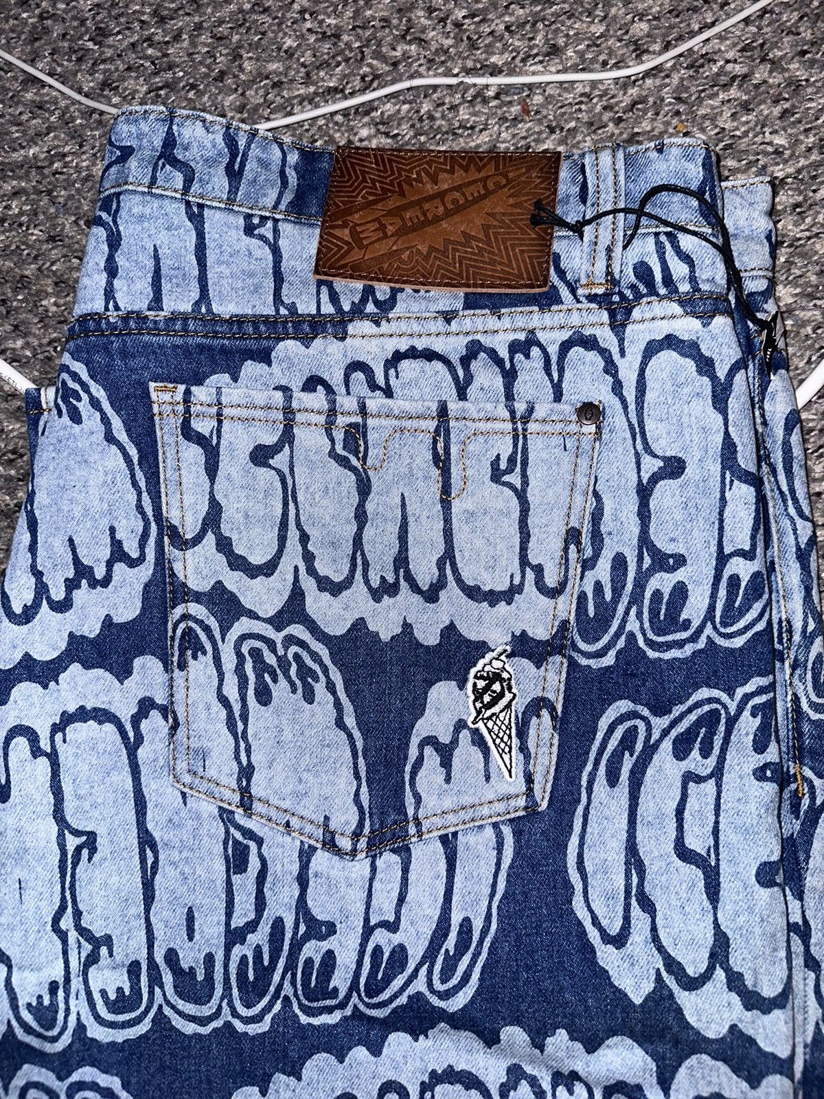 Icecream Ice cream melting jeans Size US 42 / EU 58 - 5 Thumbnail