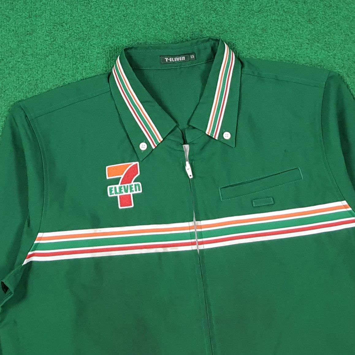 Japanese Brand Vintage 7 Eleven Japan Staff Uniform Jacket C285N7 Size M / US 6-8 / IT 42-44 - 4 Thumbnail