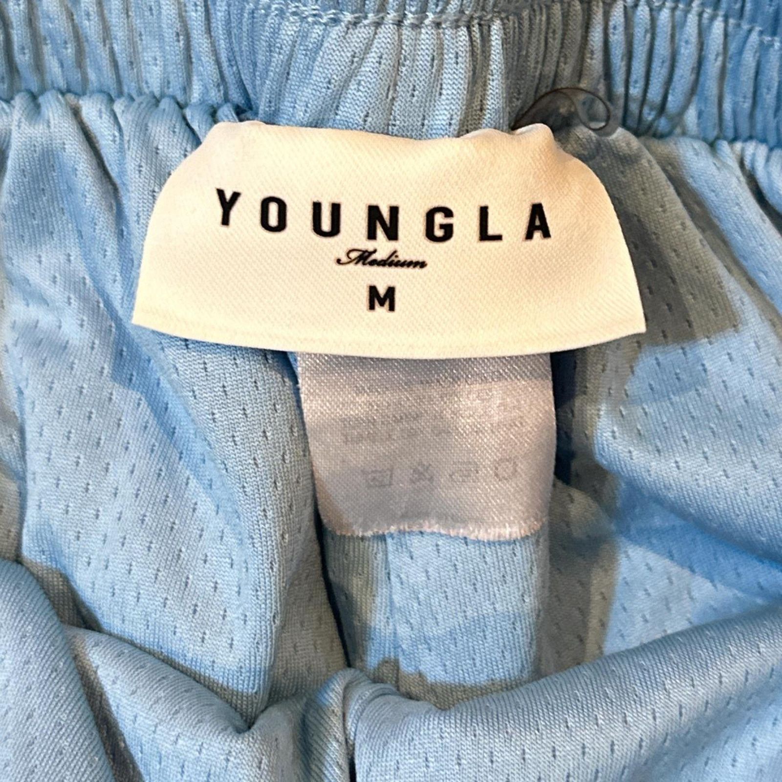 Other Light Blue YoungLA Basketball Shorts Size M Size US 32 / EU 48 - 4 Thumbnail