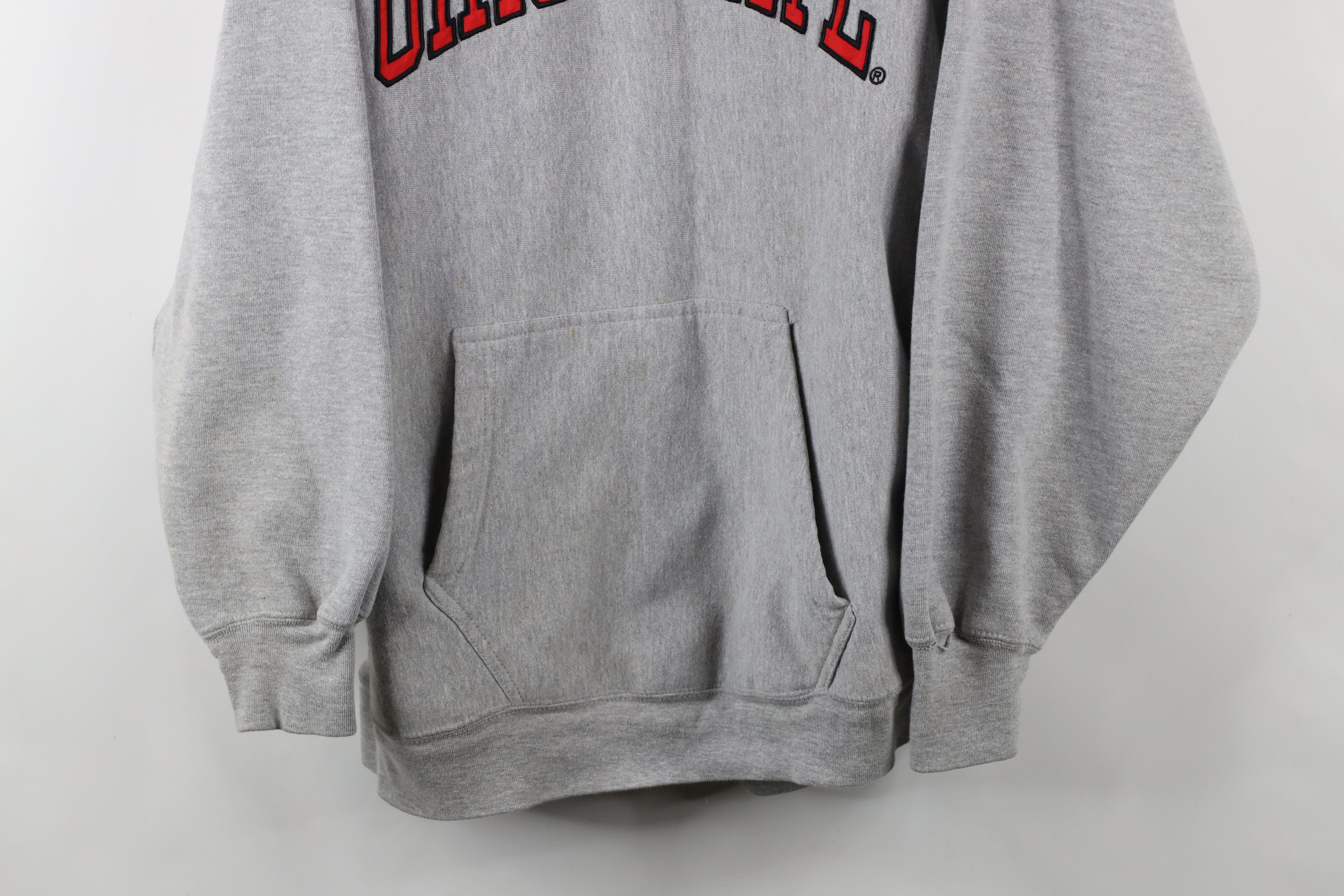 Vintage Vintage 90s Spell Ohio State University Hoodie Sweatshirt Size US XL / EU 56 / 4 - 3 Thumbnail