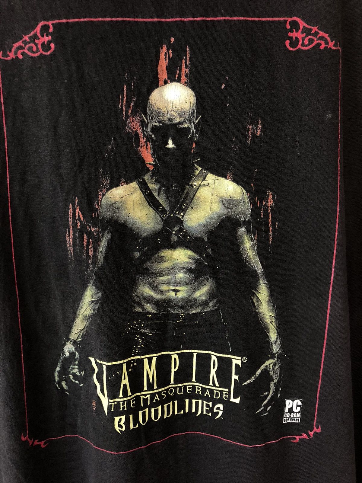 Expert Horror × Vintage Vintage VAMPIRE The Masquerade Bloodlines Tee Size US L / EU 52-54 / 3 - 4 Thumbnail