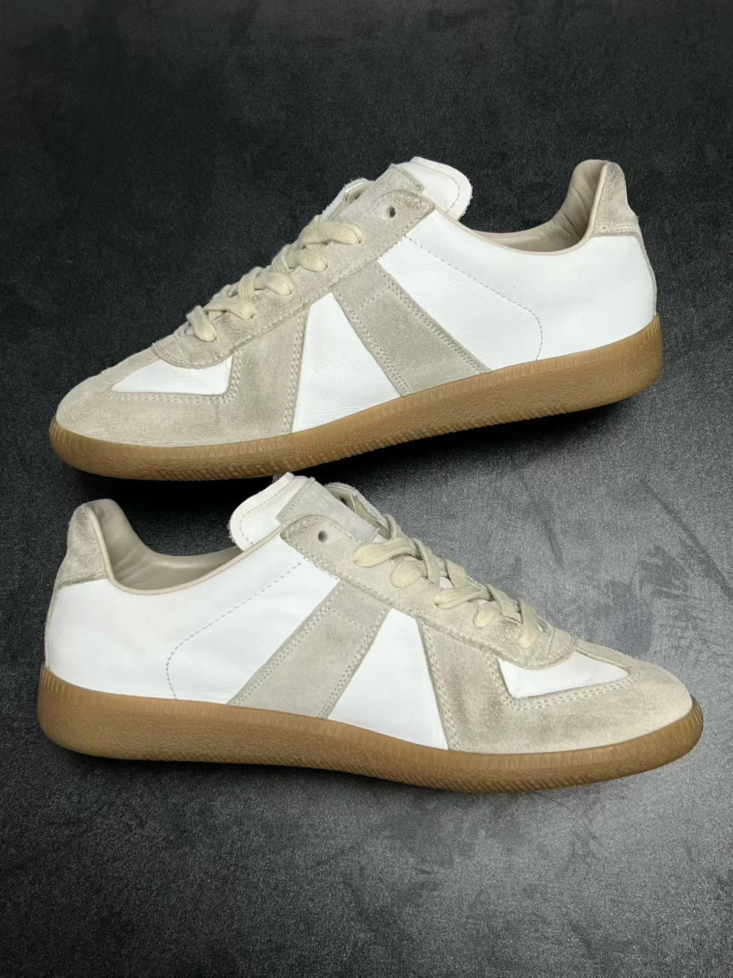 Maison Margiela Maison Margiela Replica Low Top Gray/White 37 EU VGUC Size US 6 / IT 36 - 6 Thumbnail
