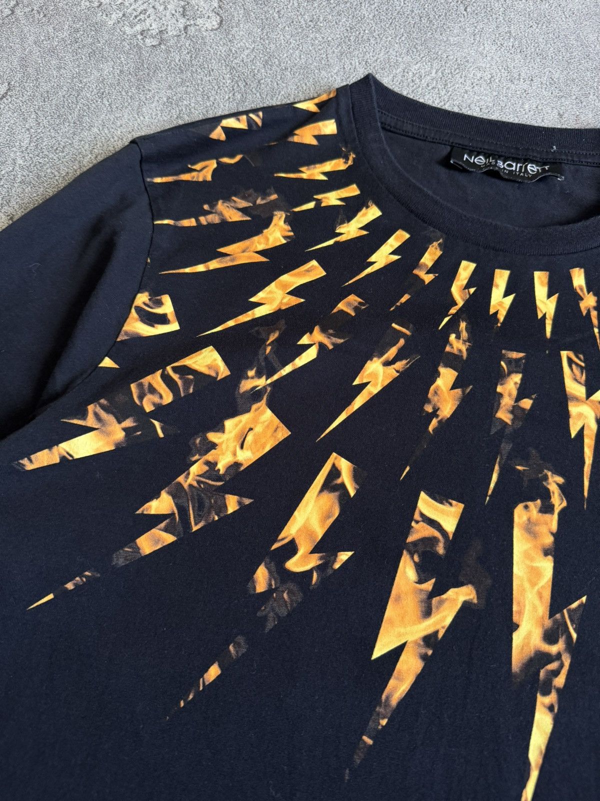 Neil Barrett Neil Barett L lightning bolt ⚡️ printed tshirt tee shirt Size US L / EU 52-54 / 3 - 11 Thumbnail