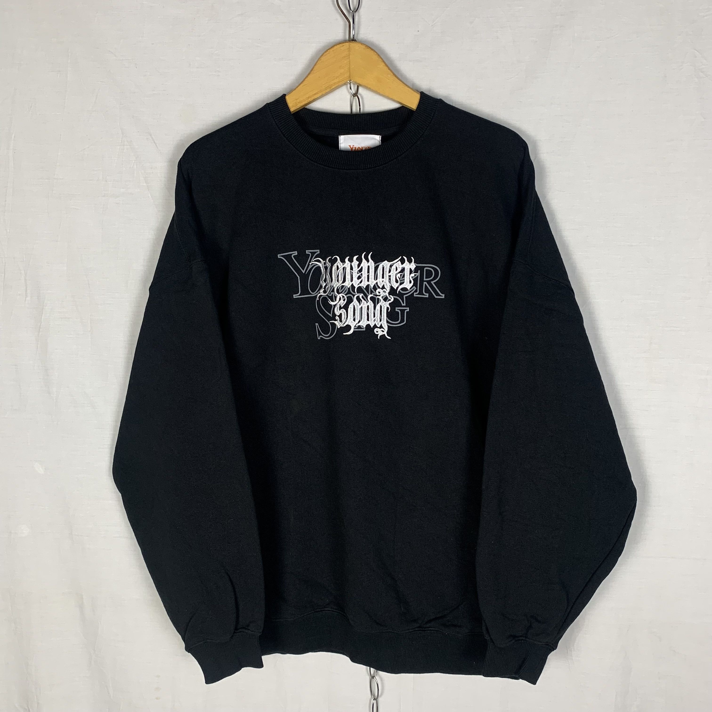 Japanese Brand Younger Song Sweatshirt Crewneck Oversized Size US L / EU 52-54 / 3 - 3 Thumbnail