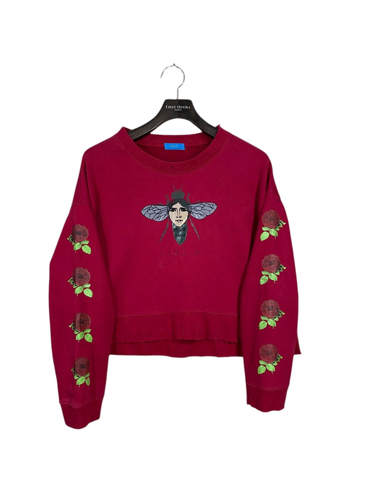 Undercover FW17 undercover utopie queen bee crop sweatshirt Size L / US 10 / IT 46 - 2 Thumbnail