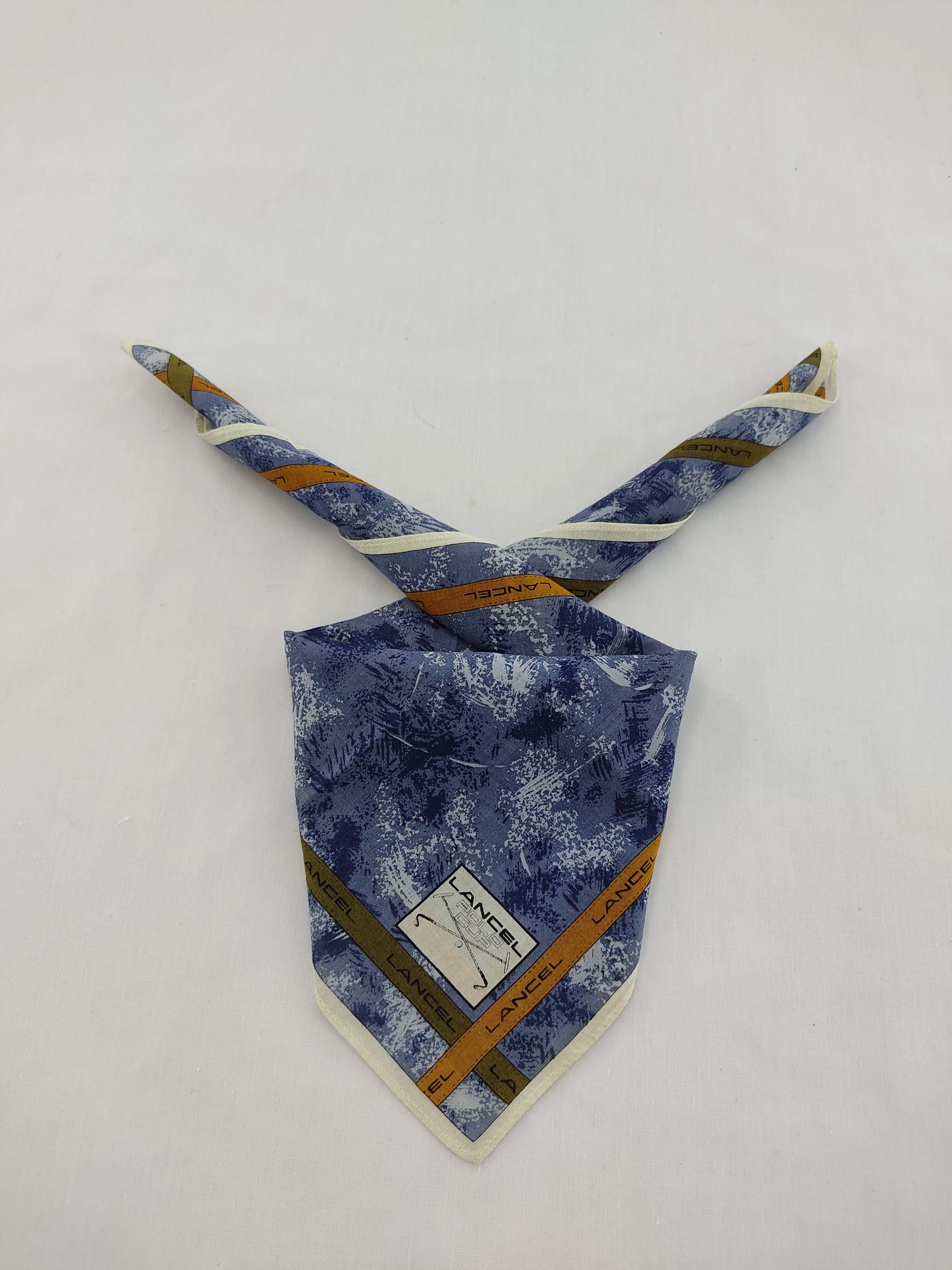 Lancel × Vintage Vintage Lancel Polo Cup Handkerchief / Neckwear / Bandana Size ONE SIZE - 1 Thumbnail
