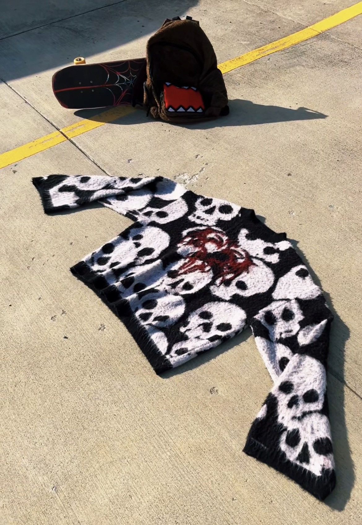 トップス if six was nine mohair cardigan skull M if six was nine mohair cardigan skull M