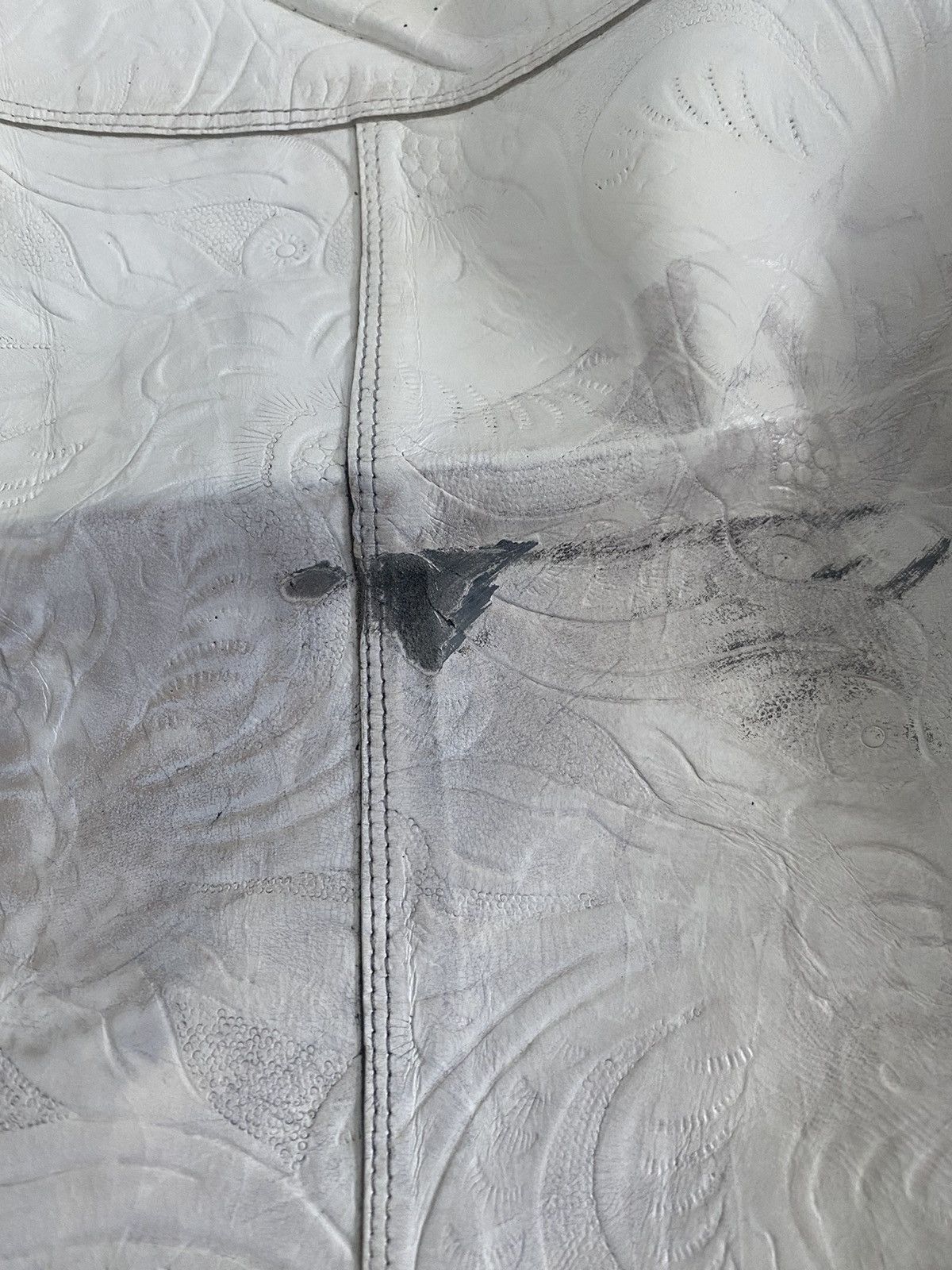 Fendi FENDI LEATHER SKIRT WHITE Size 28" / US 6 / IT 42 - 6 Thumbnail