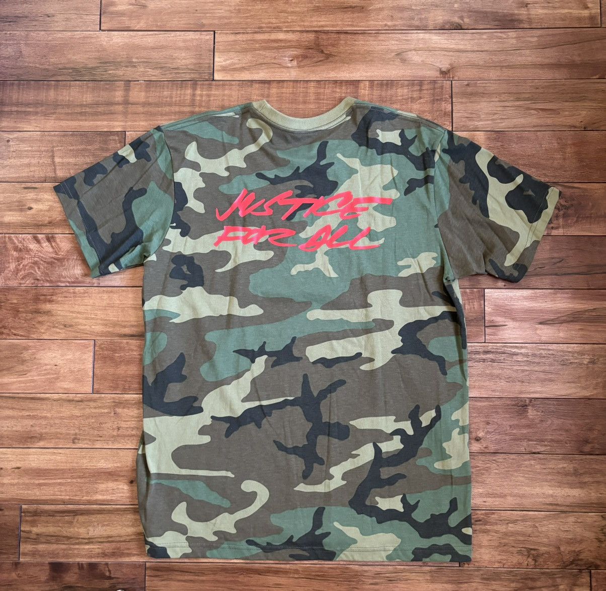 Supreme Supreme Camo “Justice for all” tee Size US M / EU 48-50 / 2 - 2 Thumbnail