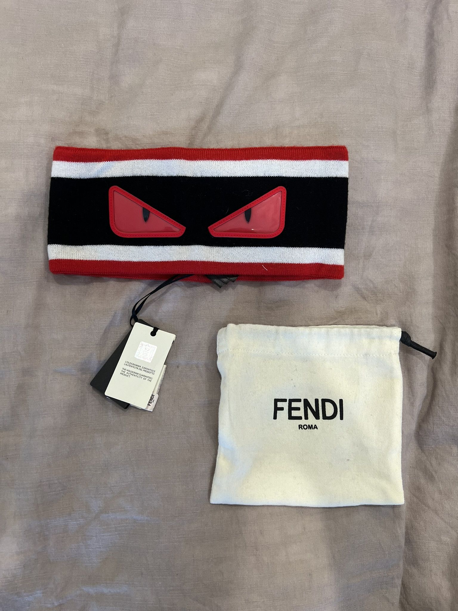 Fendi eyes headband hotsell