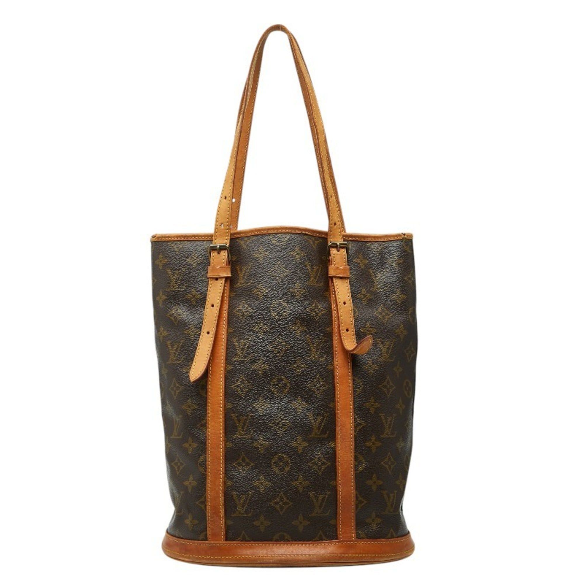 Louis Vuitton Monogram Bucket Gm Tote Bag/shoulder Bag/bucket Bag M42236 Brown Leather Women's Louis Vuitton