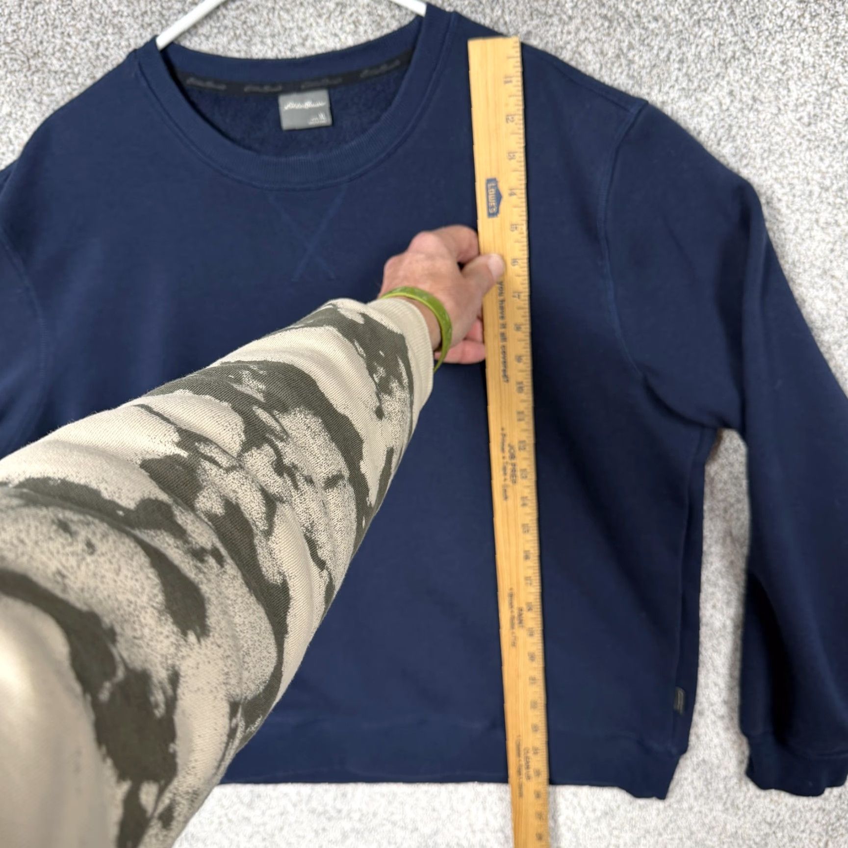 Eddie Bauer Eddie Bauer Sweatshirt Mens XL Blue Crewneck Fleece Stretch Pullover Casual Size US XL / EU 56 / 4 - 3 Thumbnail