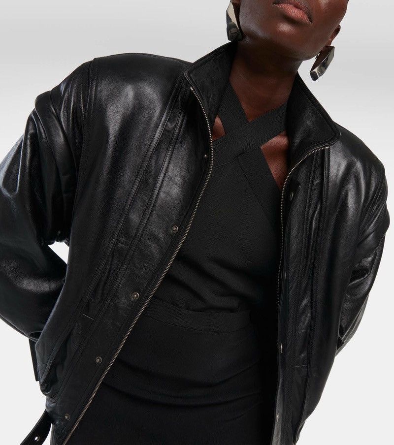 Saint Laurent Paris $8K VALUE Oversized Jacket in lambskin Size XS / US 0-2 / IT 36-38 - 5 Thumbnail