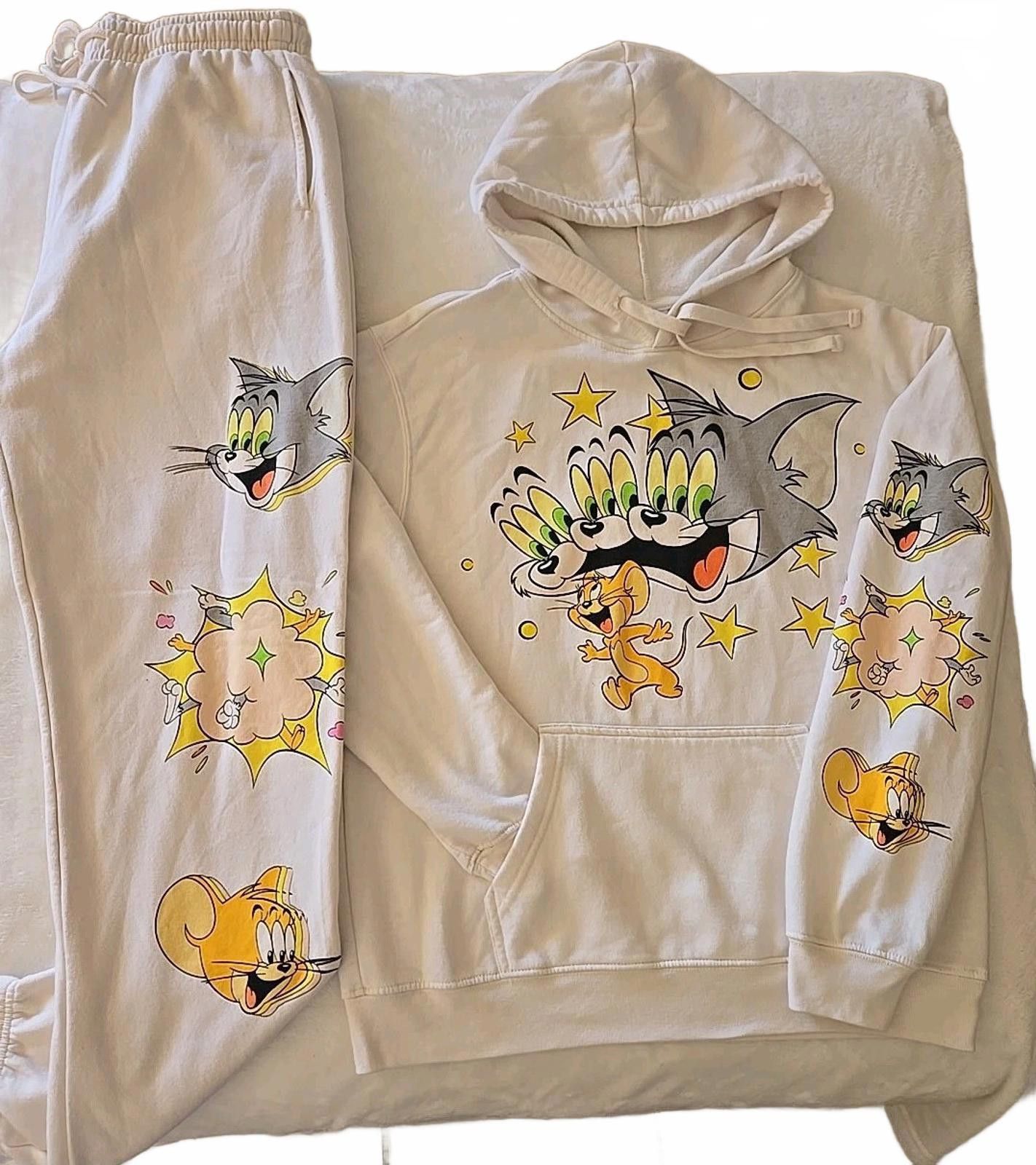 Other Vintage Tom & Jerry Jogging suit set Hoodie Size L Unisex Size L / US 10 / IT 46 - 1 Thumbnail