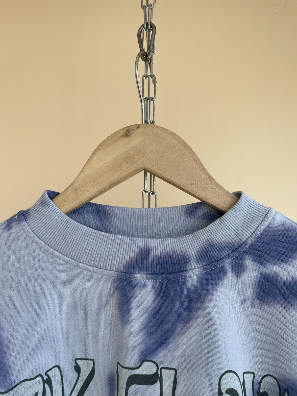 Pink Floyd Pink Floyd Logo Print Oversized Tie-Dye Sweatshirt H&M 2023 Size S / US 4 / IT 40 - 8 Thumbnail