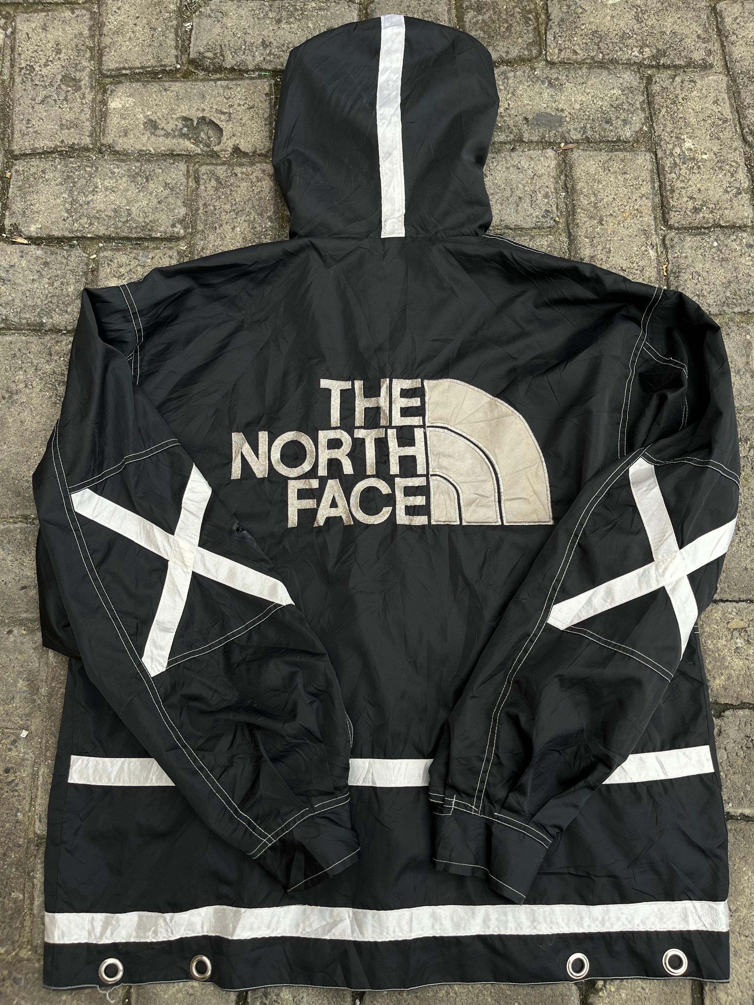 The North Face × Vintage Vintage The North Face Big Logo Nylon Jacket Size US XL / EU 56 / 4 - 3 Thumbnail