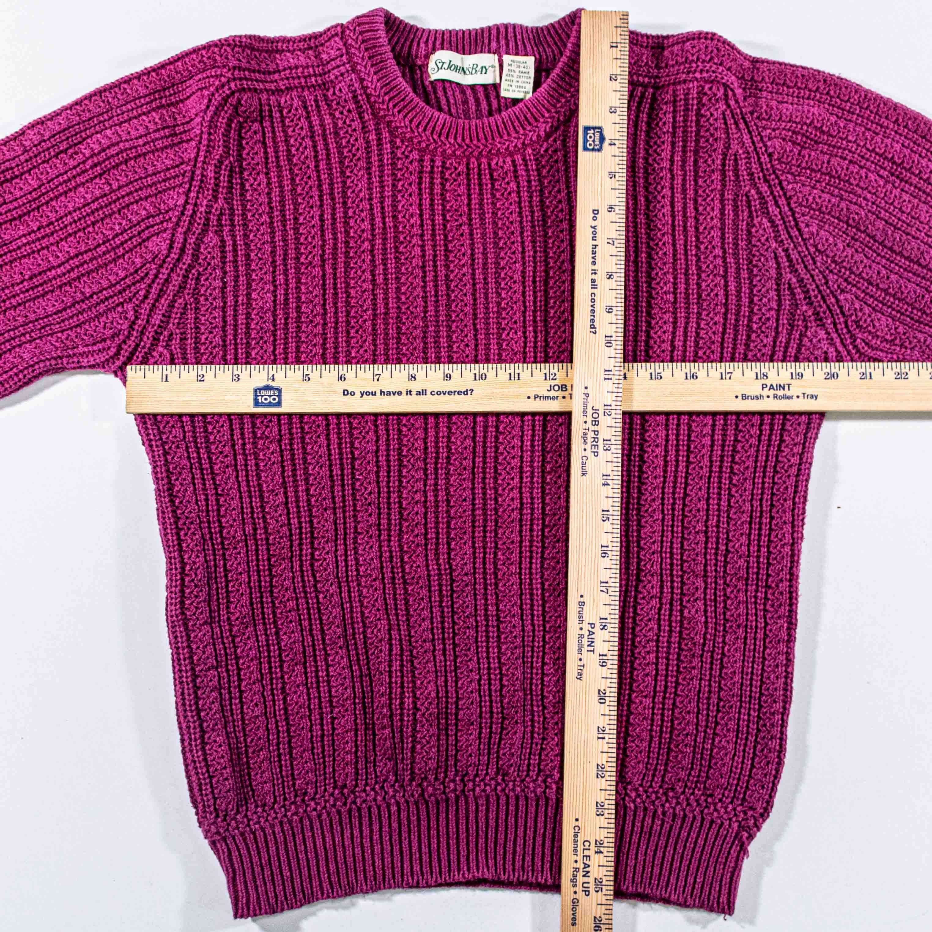 St. Johns Bay VTG St Johns Bay Fisherman Sweater Chunky Cable Knit Size US M / EU 48-50 / 2 - 8 Thumbnail