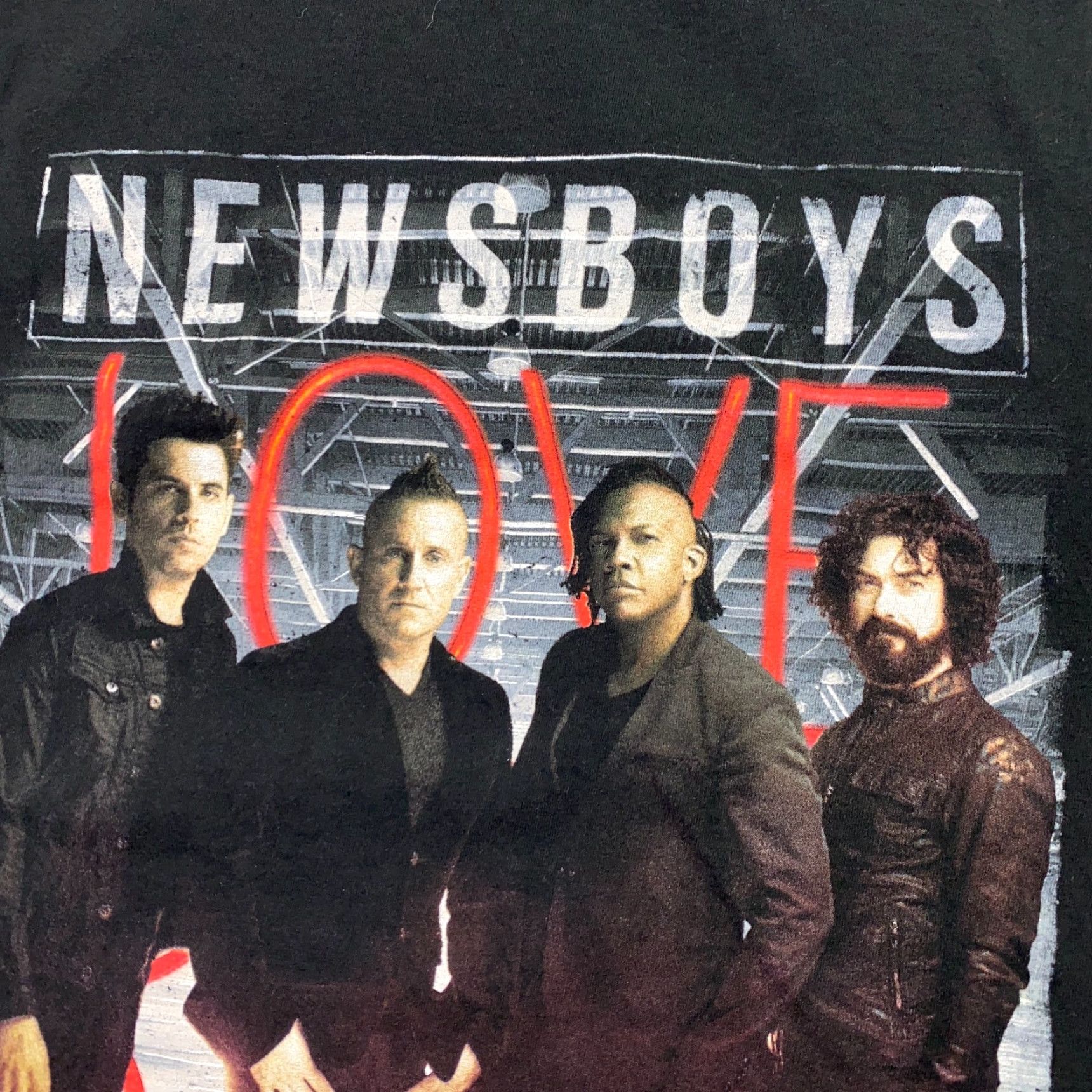 Vintage Newsboys Shirt Mens Adult Black Concert Tee Love Riot Gods Not Dead Tour 2016 XS? Size US S / EU 44-46 / 1 - 3 Thumbnail