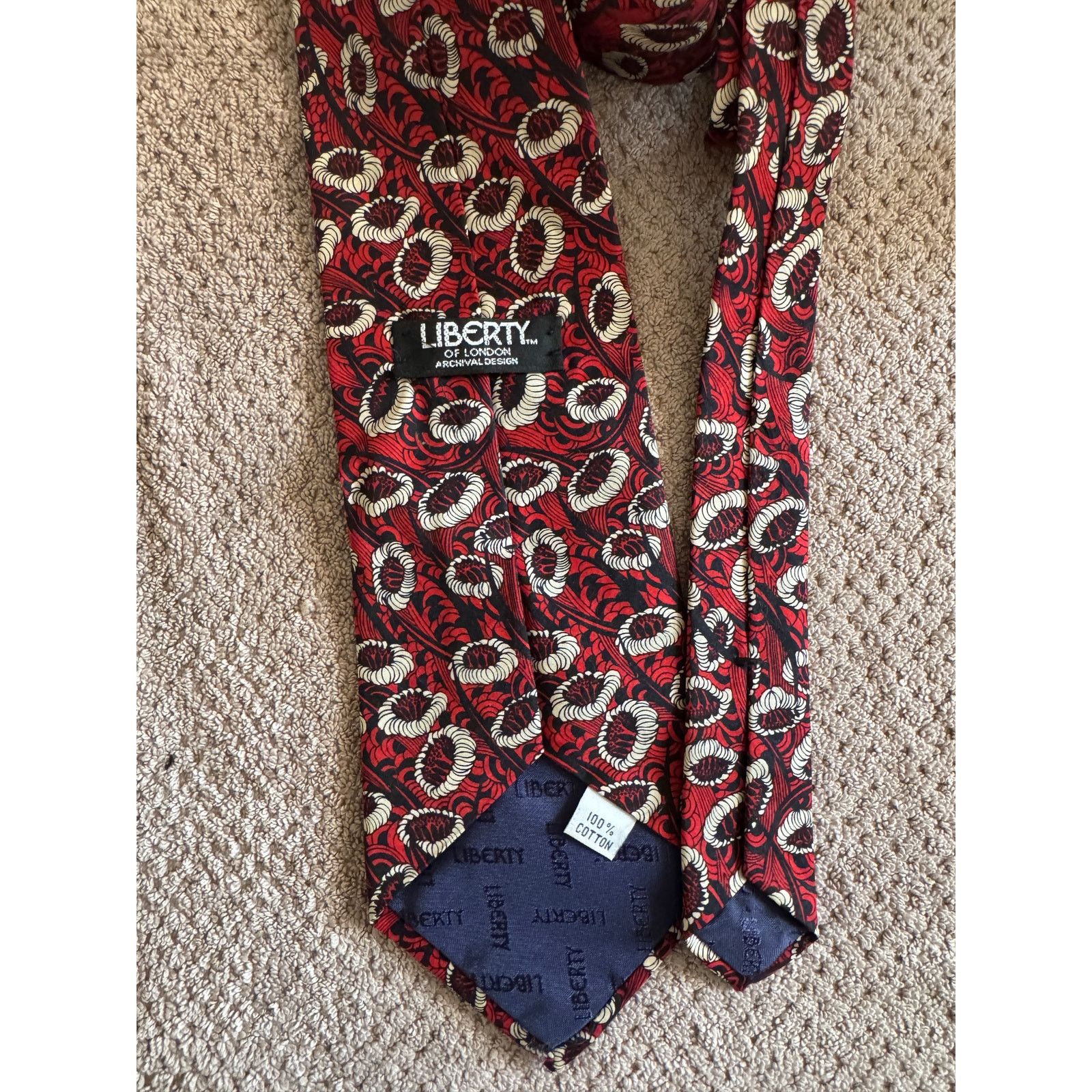 Liberty London Liberty of London Floral BeautifulArchival Design Cotton Tie Size ONE SIZE - 1 Thumbnail