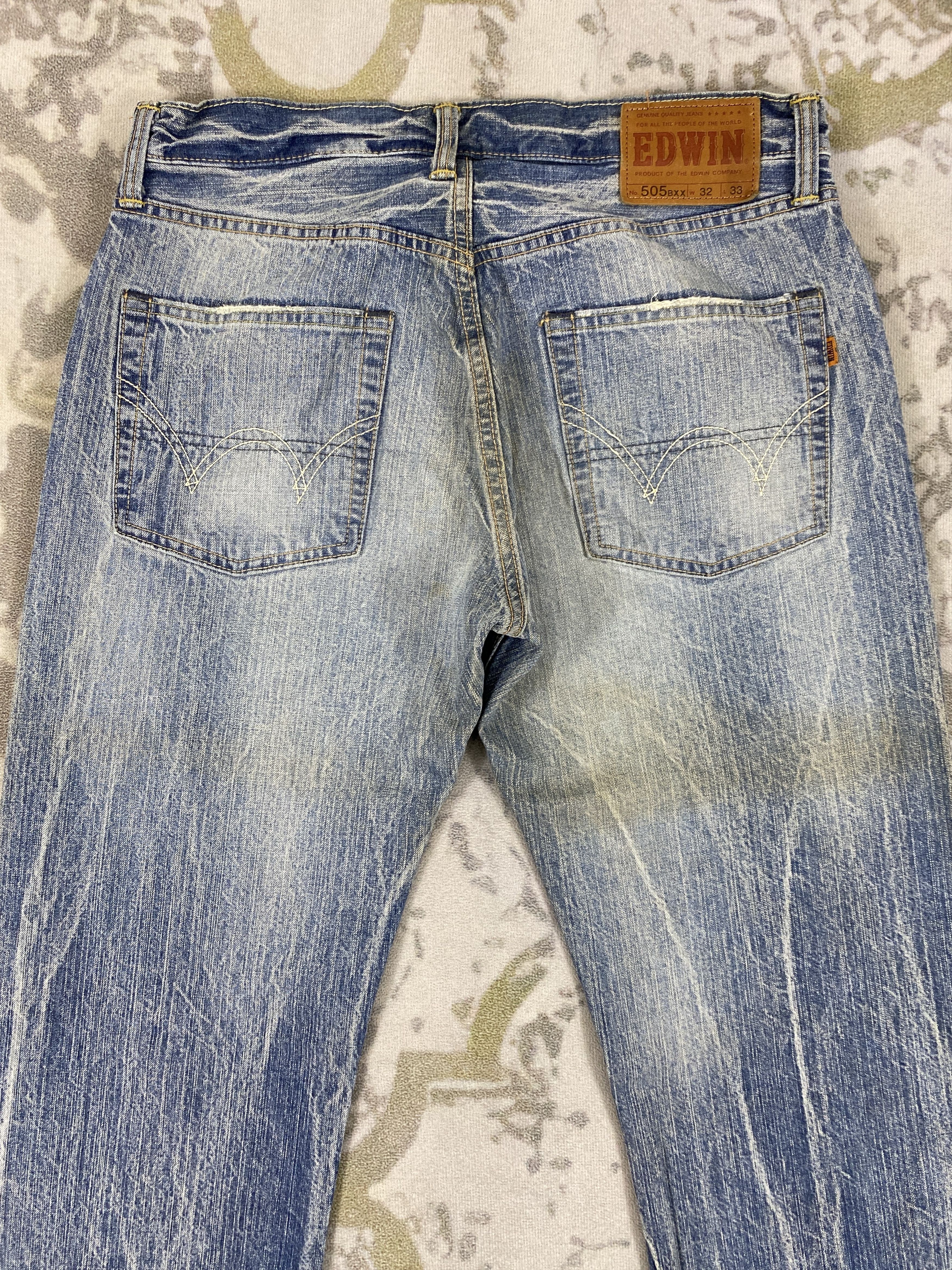 Japanese Brand Redline Vintage Edwin Jeans 31x32 Denim- JN3532 Size US 31 - 4 Thumbnail
