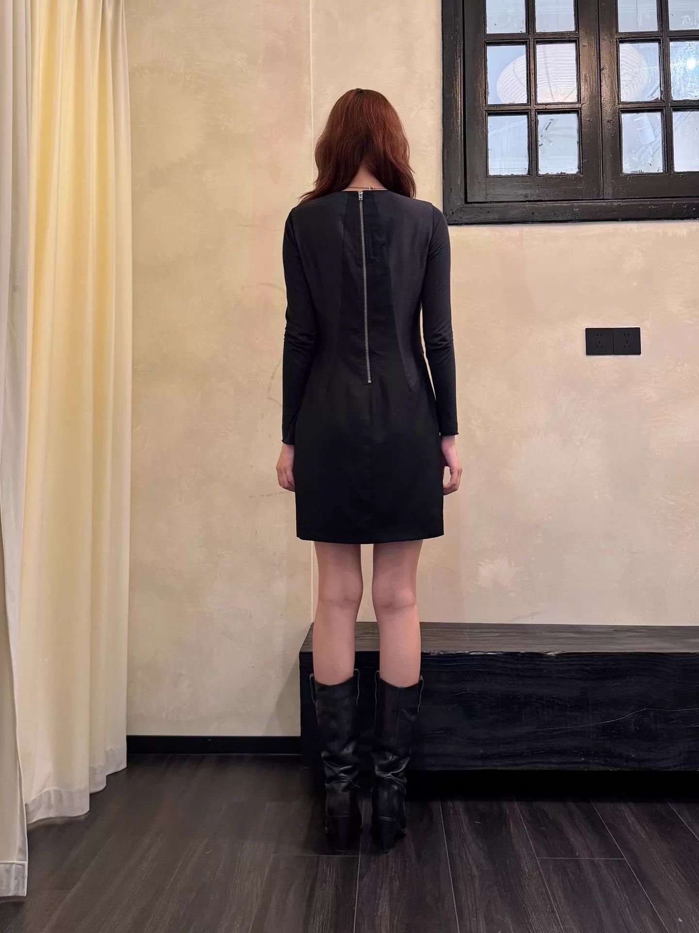 Helmut Lang Helmut Lang Deconstructed Wool Tie LS Dress Size 4 Vintage Size S / US 4 / IT 40 - 8 Thumbnail