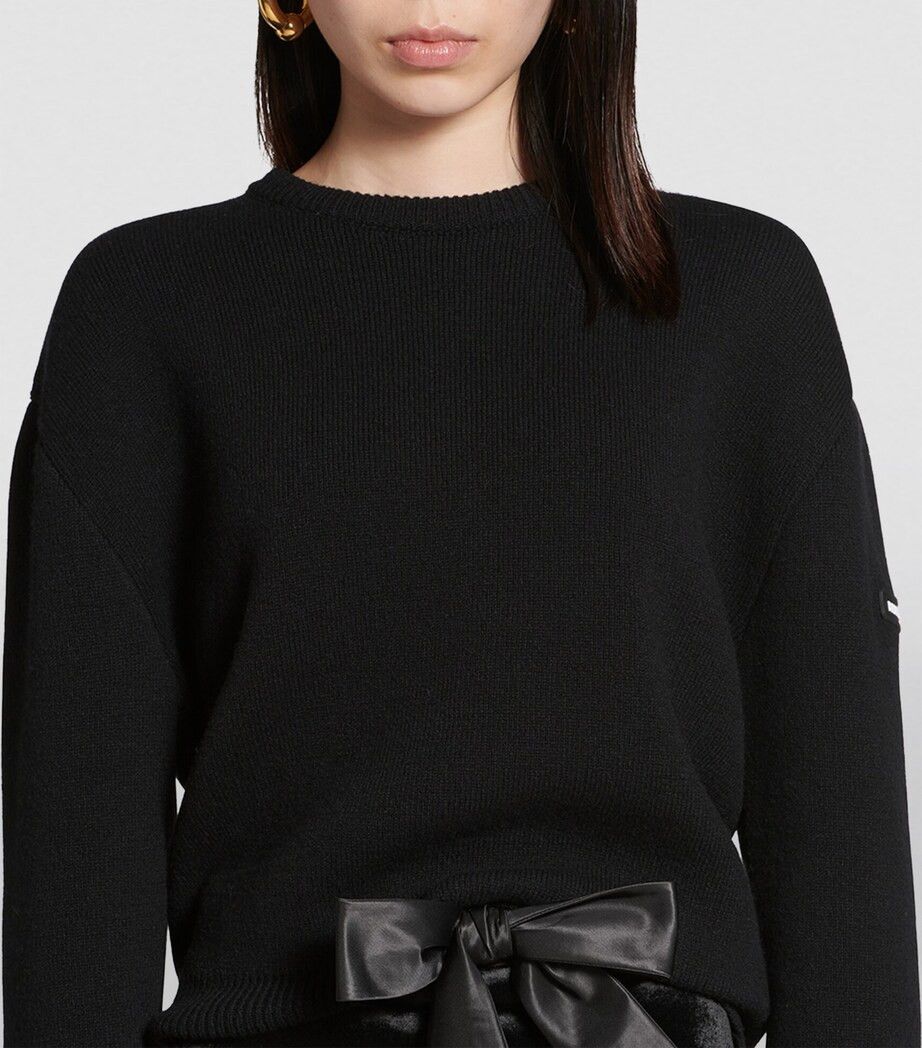 Balenciaga o1mt1gz0226 Sweater In Black Size L / US 10 / IT 46 - 6 Thumbnail