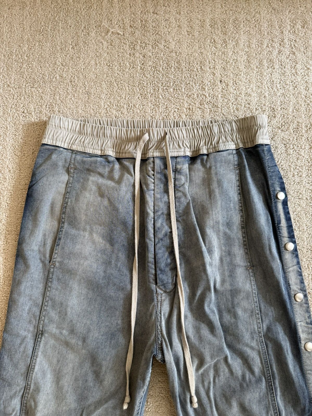Rick Owens Rick Owen’s Pusher Hustler Denim Pants (Raw Cut Hem) Size US 30 / EU 46 - 4 Thumbnail